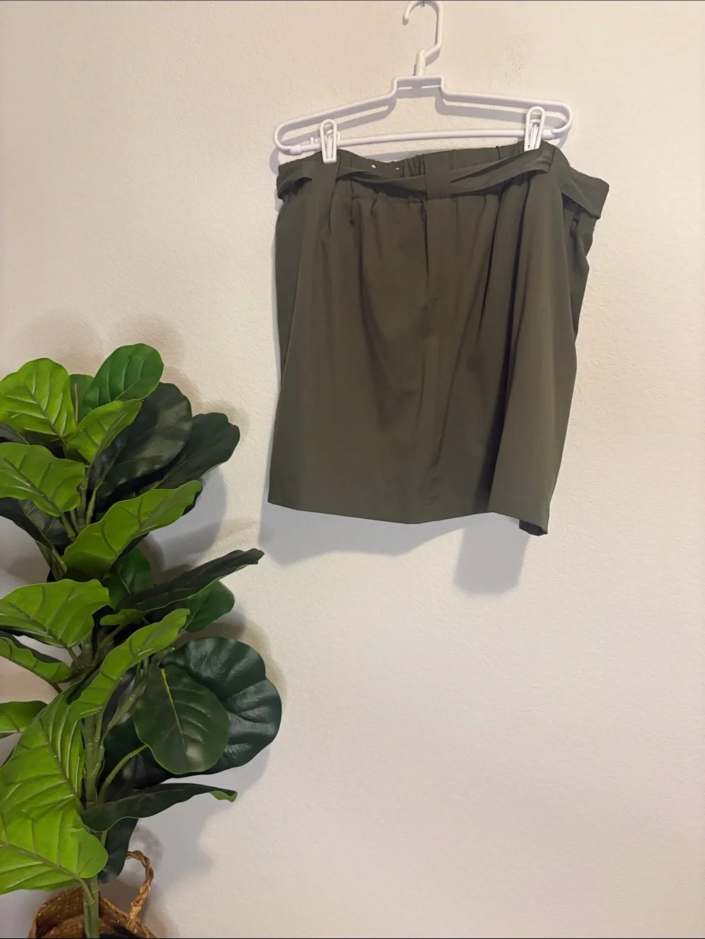 St. John's Bay Olive Tie-Waist athletic Skort 1X
